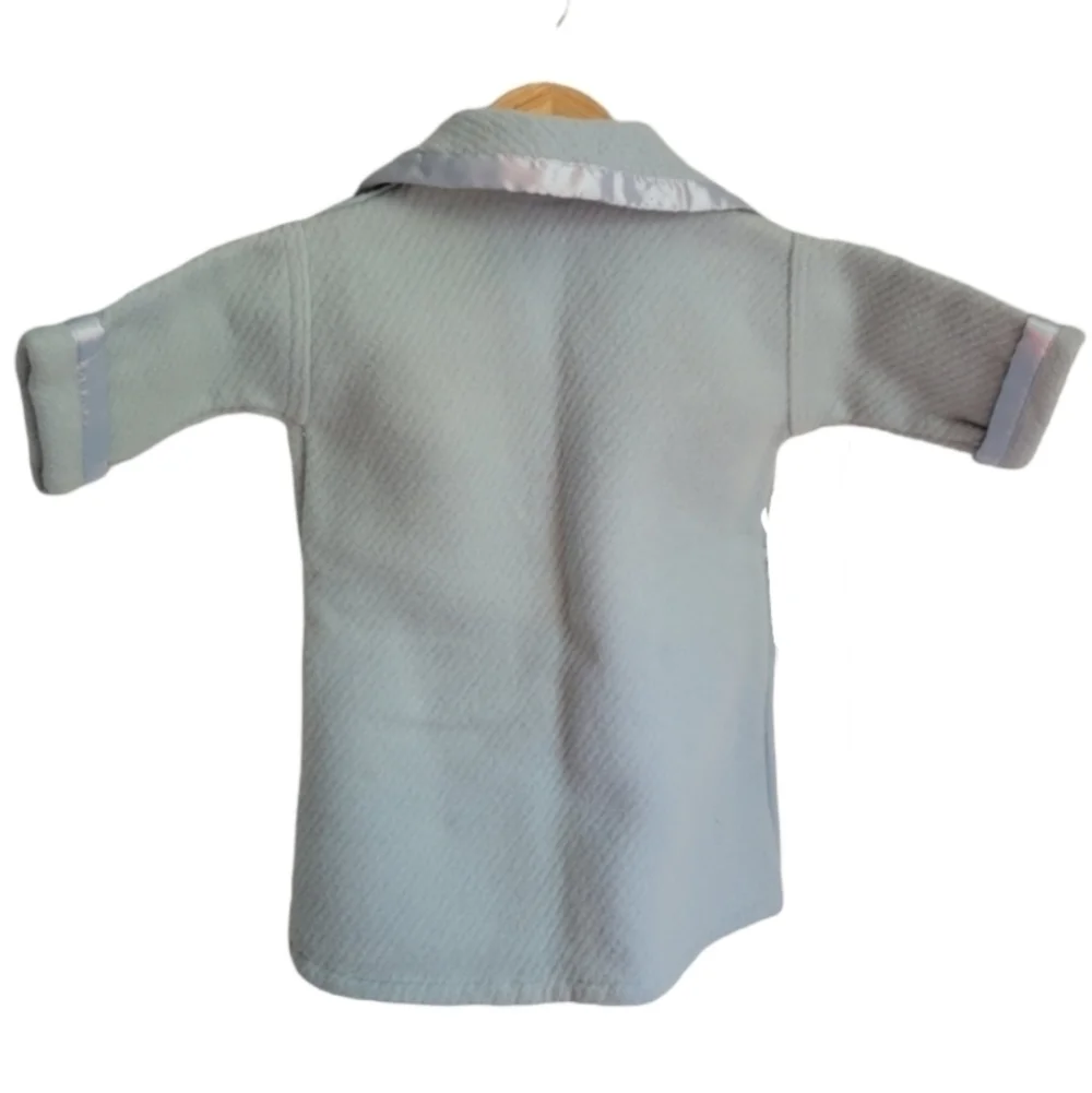 Vintage 1940s Vintage Baby Scotty Dog coat and pair of matching booties